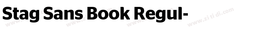 Stag Sans Book Regul字体转换